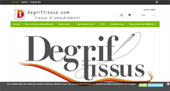 Desktop Screenshot of degriftissus.com