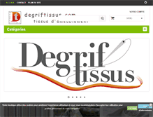 Tablet Screenshot of degriftissus.com
